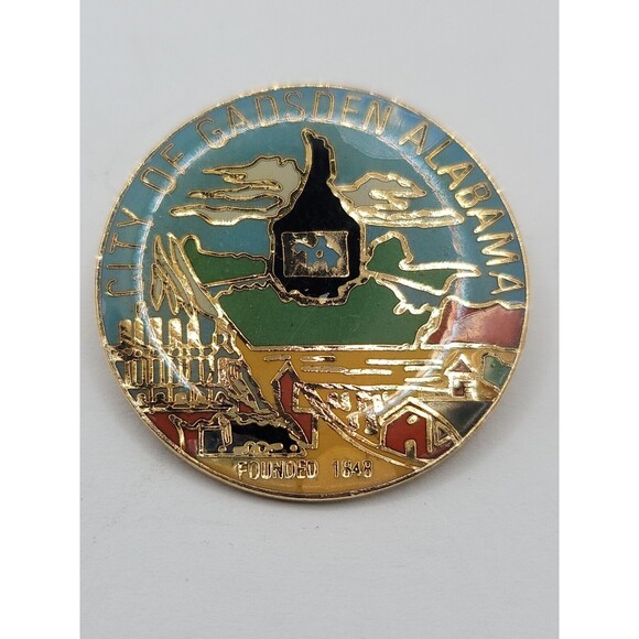 Gadsden Alabama Vintage Pin - Picture 1 of 2